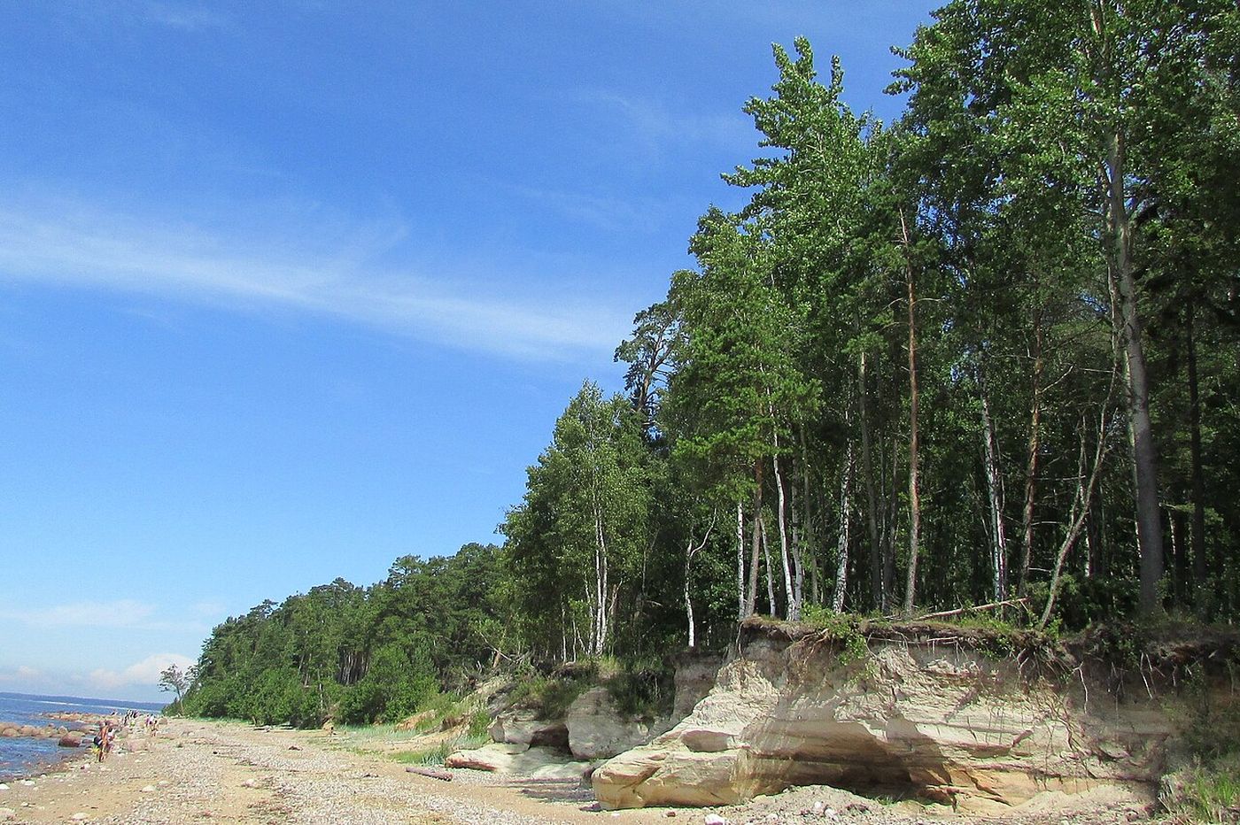 Stony Vidzeme seashore